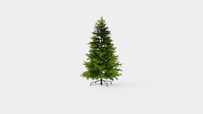Uvdal Artificial Christmas Tree Modelo 3D .c4d .max .obj .3ds .fbx .stl .blend 