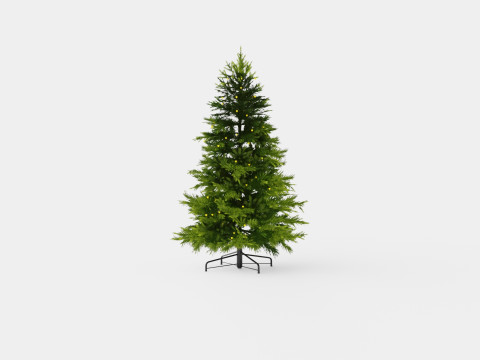 Uvdal Artificial Christmas Tree 3D Model