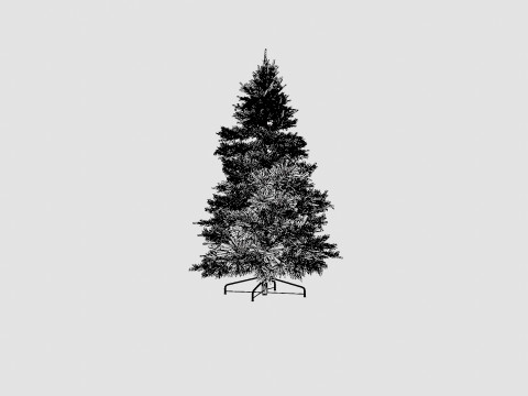 Uvdal Artificial Christmas Tree Modelo 3D