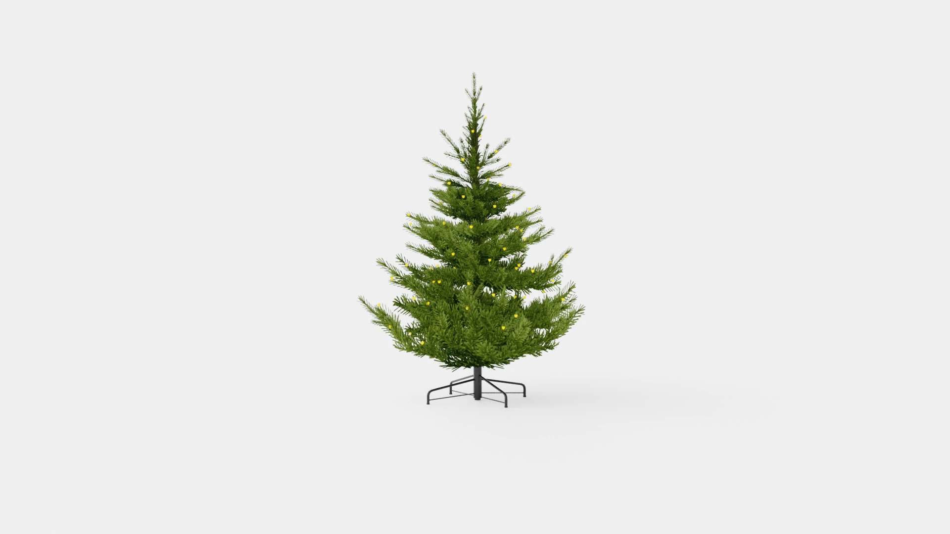 Langfjella Artificial Christmas Tree 3D Model .c4d .max .obj .3ds .fbx .stl .blend 