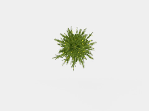 Langfjella Artificial Christmas Tree 3D Model