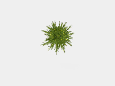 Langfjella Artificial Christmas Tree 3D Model