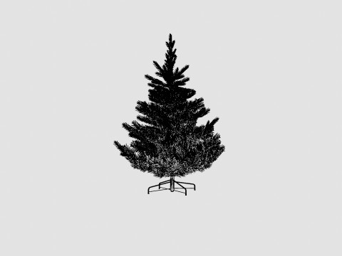 Langfjella Artificial Christmas Tree 3D Model