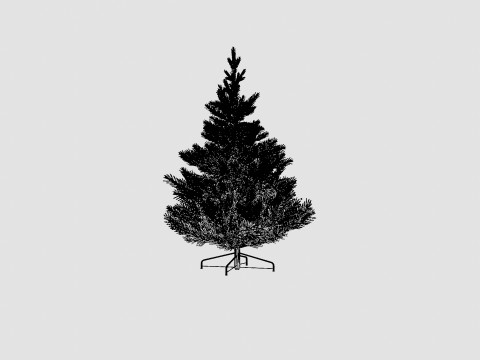 Langfjella Artificial Christmas Tree 3D Model