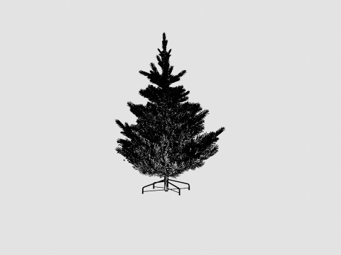 Langfjella Artificial Christmas Tree 3D Model