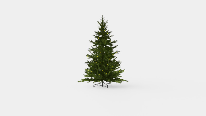 Langfjella Artificial Christmas Tree Modello 3D .c4d .max .obj .3ds .fbx .stl .blend 