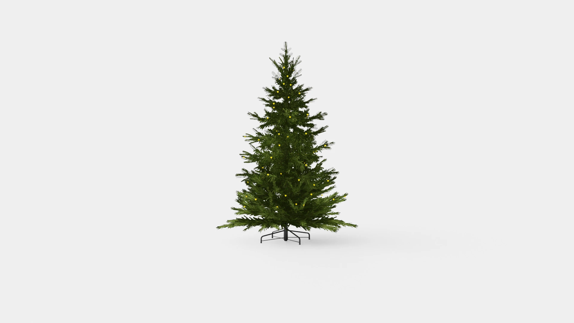 Langfjella Artificial Christmas Tree 3D Model .c4d .max .obj .3ds .fbx .stl .blend 