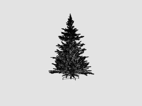 Langfjella Artificial Christmas Tree 3D Model