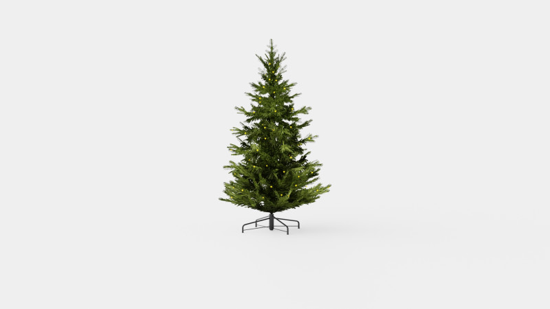 Langfjella Artificial Christmas Tree 3D मॉडल .c4d .max .obj .3ds .fbx .stl .blend 