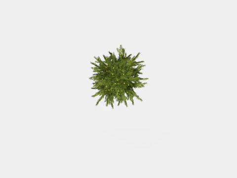 Langfjella Artificial Christmas Tree 3D Model