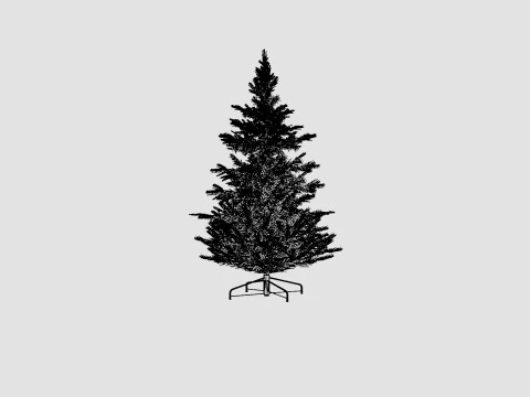 Langfjella Artificial Christmas Tree 3D Model