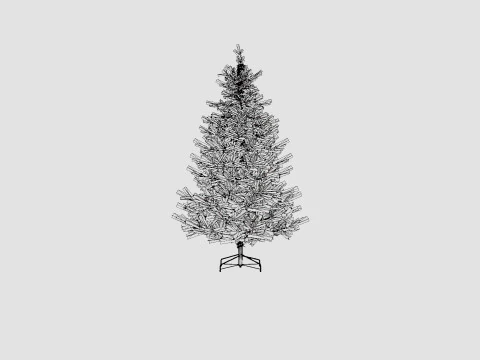 Langfjella Artificial Christmas Tree 3D Model