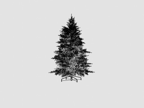 Uvdal Artificial Christmas Tree Modello 3D