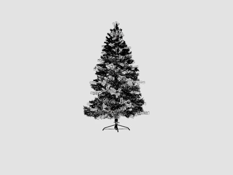 Hurdal Artificial Christmas Tree 3D Model