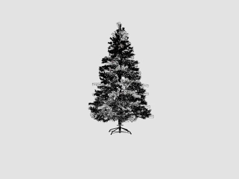 Hurdal Artificial Christmas Tree 3D Model
