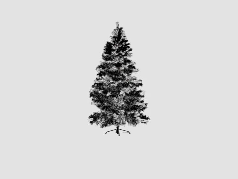 Hurdal Artificial Christmas Tree 3D Model