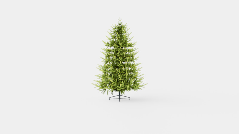 Glittertind Christmas Tree Modelo 3D .c4d .max .obj .3ds .fbx .stl .blend 