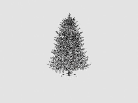 Glittertind Christmas Tree Modelo 3D