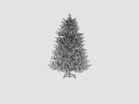 Glittertind Christmas Tree Modelo 3D