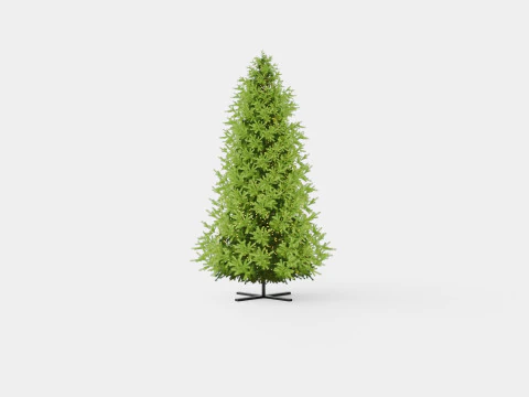 New Langfjella Christmas Tree 3D Model