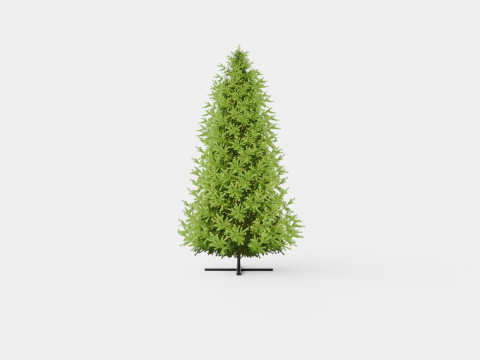 New Langfjella Christmas Tree 3D Model