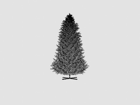 New Langfjella Christmas Tree 3D Model