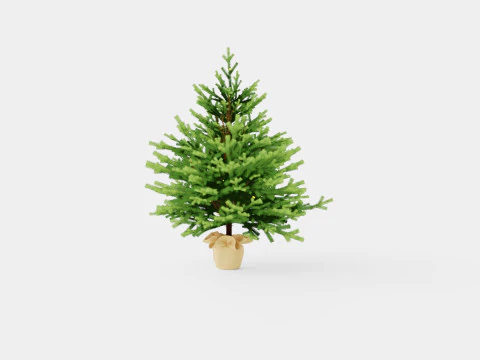 Mini-kerstboom 3D Model