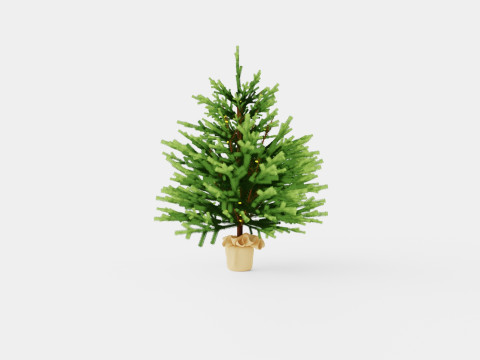 Mini Christmas Tree 3D मॉडल