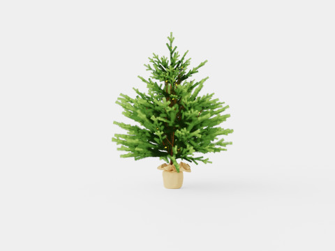 Mini Christmas Tree 3D मॉडल