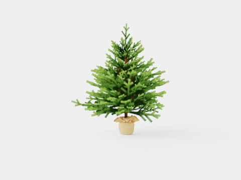 Mini Christmas Tree 3D मॉडल