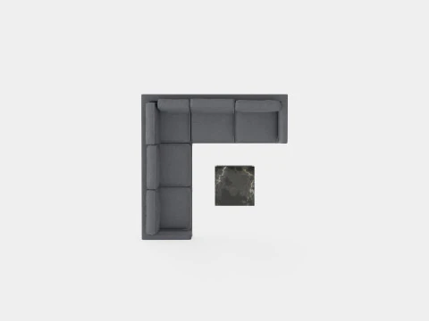 Adelshamn Lounge Set 3D Model