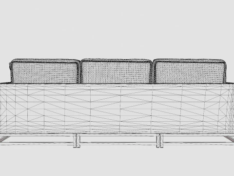 Adelshamn Lounge Set 3D Model