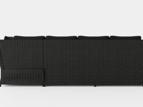 Alicante Corner Set Grey 3D 모델