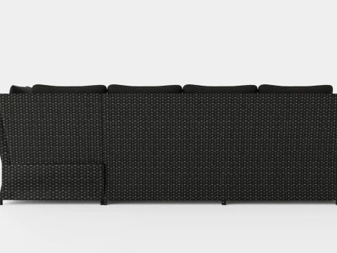 Alicante Corner Set Grey 3D Model