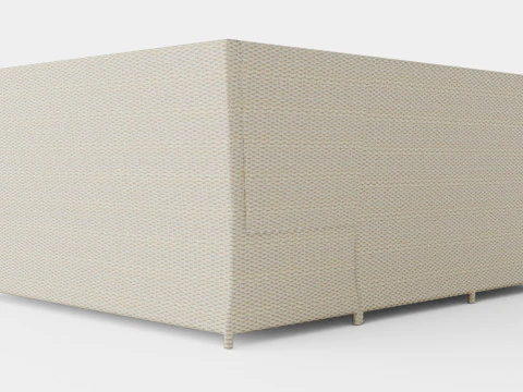 Alicante Corner Set Sand 3D Model