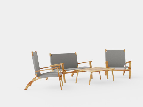 Allos Sofa Set Modelo 3D