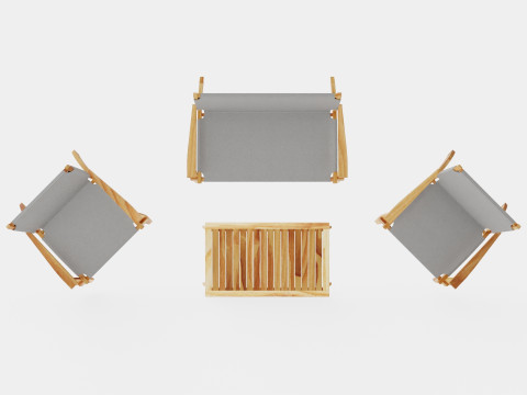 Allos Sofa Set Modelo 3D