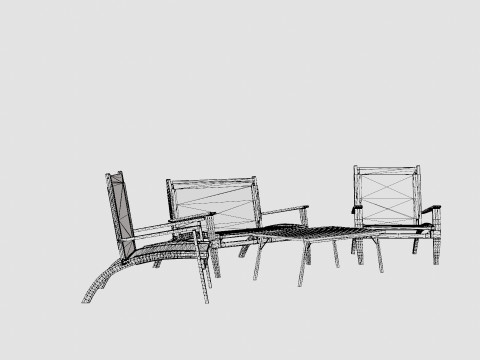 Allos Sofa Set Modelo 3D
