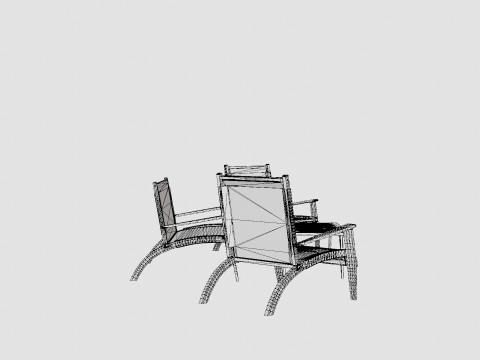 Allos Sofa Set Modelo 3D