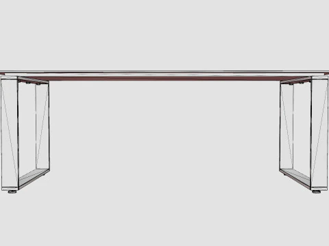 Almeria Dining Table 3D Model