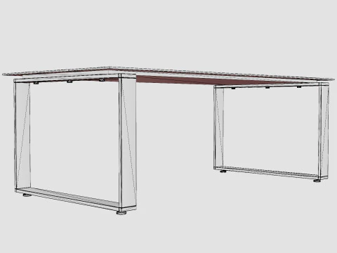 Almeria Dining Table 3D Model