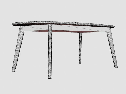 Ameland Rope Table Modello 3D