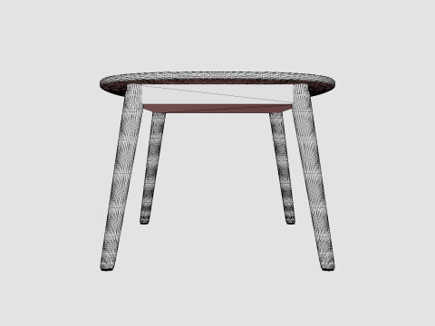Ameland Rope Table Modello 3D
