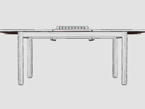 Ammi Dining Table Modello 3D