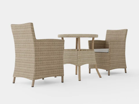 Aruba Cafe Set 3D Model