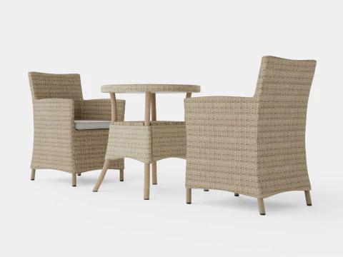 Aruba Cafe Set 3D Model