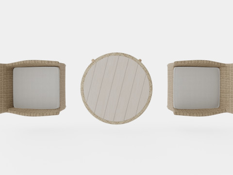 Aruba Cafe Set 3Dモデル