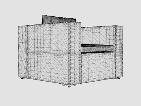 Asker Lounge Chair 3D Model