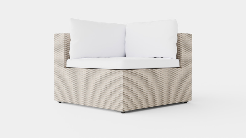 Asker Lounge Corner Chair Model 3D .c4d .max .obj .3ds .fbx .stl .blend