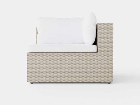 Asker Lounge Corner Chair Model 3D